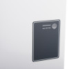 Close-up detail of the 24v dc en54 4 approved power supply unit 3amp without backup batteries showing the front panel