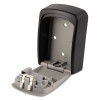 master lock 5401 key safe shown open at an angle with inner compartments visible