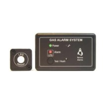 Front view of nereus wg100 lpg sensor boat gas alarm showing control panel and sensor unit