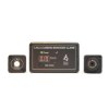 Front view of the nereus wg200 lpg co sensor boat gas alarm showing the main unit and two sensor components
