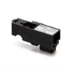 angled view of a black solo 365 smoke generator showing labels and connection points against a white background