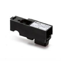 angled view of a black solo 365 smoke generator showing labels and connection points against a white background