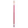 Front view of a red solo 101 extension access pole shown vertically against a white background