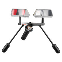 front view of the solo 200 universal detector removal tool showing its tripod legs and metal parts
