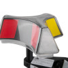 Knob of the solo 200 universal detector removal tool with red and yellow coloured panels