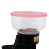 Top view of the solo 332 large smoke dispenser showing the clear container with a pink rim and black base