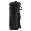 a side view of the black bag