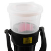 Top view of the solo 811 smoke detector test removal kit solo330 smoke dispenser showing the transparent container and black base
