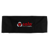 Front of solo 811 smoke detector test removal kit protective storage bag in black with red and white logo