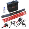 Contents of the solo 823 a10 cordless detector test removal kit including carrying bag, rods, and various tools and accessories