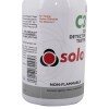 Close up of solo c3 co detector tester with label showing product name and safety information