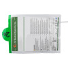 Back view of ipad nfk200 dual adult paediatric electrode pads packaging showing product information and instructions