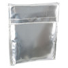 Silver Nkblpklg Blazepak Large Angled bag with flap closure shown against a white background
