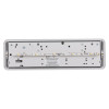 arc ar led emergency lighting bulkhead slave unit showing front internal components and wiring details