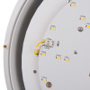 Internal closeup of the LED circuitry for the led ip65 round emergency light leah showing labelled LED components and wires