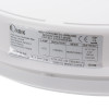 Label on the led ip65 round emergency light leah showing product details and specifications