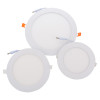 obmel12m obmel18m round recessed led emergency downlights shown from above in group a arrangement