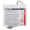Physio Control Lifepak 1000 500 Edge system defibrillator pads preconnect showing the front of the packaging with text and a figure