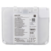 Back view of physio control lifepak cr2 adult paediatric defibrillator pads showing label and packaging details