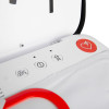 Close-up of Pccr2Sawfb Physio Control Lifepak Cr2 Semi Automatic Defibrillator Wifi Carry Bag buttons panel showing red heart button and other icons