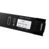Close up of date and technical details on lifepak cr plus charge pak trickle charge battery label