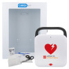Image showing the Pclpcr2Efaed Ahhswcab Physio Control Lifepak Cr2 Fully Automatic Defibrillator with indoor cabinet and included accessories
