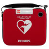 A red defibrillator case for a Philips HeartStart