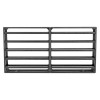 Ppcatg1503 Fire Rated Air Transfer Grille 150Mmx300Mm front view showing black rectangular grille with horizontal slats