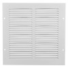 White front Ppcfp2250 face plate for Ppcatg2250 showing rectangular vent holes and screw holes on plain background