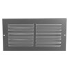 Ppcfps1503 face plate for Ppcatg1503 showing a silver front with two louvered vents and side mounting holes
