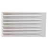 Back view of the fire door gap gauge showing its layered plastic sections arranged horizontally