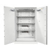 phoenix battery commander 1934 safe with both doors open showing internal shelves and compartments