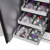 phoenix data commander 4621 safe with three pull-out trays storing multiple CDs in individual sleeves