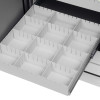 phoenix data commander 4621 safe with an open drawer showing empty compartments for cd storage