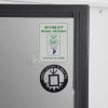 Certification label on the phoenix data commander 4622 safe showing fire and impact certification details