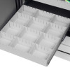 phoenix data commander 4622 safe with open drawer showing empty cd storage compartments