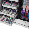 phoenix data commander 4622 safe with open drawers showing organised cd storage trays inside