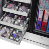 phoenix data commander 4622 safe showing trays with neatly organised cd storage along with some office ring binders inside