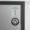 Certification label showing NT FIRE 017 and impact certification on phoenix data commander 4623 safe