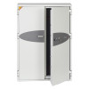 phoenix data commander 4623 safe with one door partly open showing the interior locking bolts