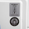Certification label and impact certification sticker on phoenix fire fighter 0442 electronic lock