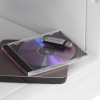 contents inside the phoenix titan 1282 safe showing a CD in a case and a USB flash drive