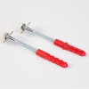 phoenix titan 1283 fingerprint lock showing two floor fixing bolts with red plastic anchors and metal screws