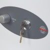 phoenix titan 1283 key lock showing the front panel with a key inserted in the lock cylinder