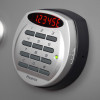Angled view of the phoenix fire commander 1912 electronic lock showing keypad and digital display with red numbers