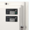 phoenix fire commander pro fs1921 electronic lock showing certification labels on a secure safe cabinet and fire storage unit