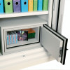 internal media insert inside a fire and security safe