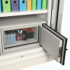 phoenix fire commander pro fs1922 electronic lock with door open showing data storage area inside