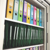 Phoenix fire commander pro fs1922 electronic lock hanging box files in different colours on shelves