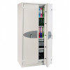 phoenix fire commander pro fs1922 key lock with an angled door slightly open showing files inside